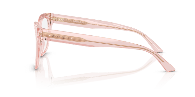 Jimmy Choo JC3019B in Transparent Pink (5034) - Temple Detail