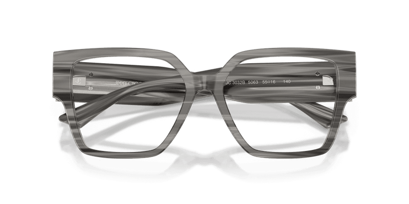 Jimmy Choo JC3032B in Striped Black (5063) - Alternate View