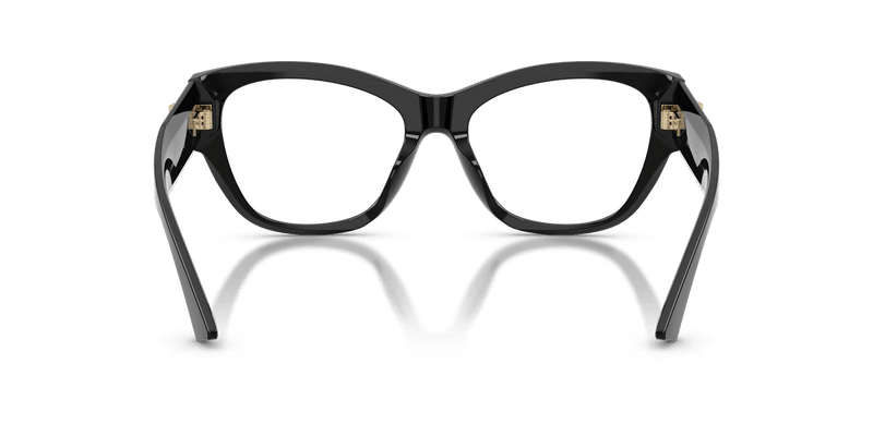 Jimmy Choo JC3033BU in Black / Demo Lens - Back View