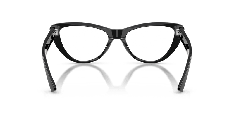 Jimmy Choo JC3044HU in Black / Demo Lens - Back View