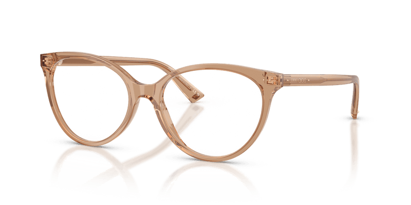 Jimmy Choo JC3047 in Transparent Tan / Demo Lens - Alternate View