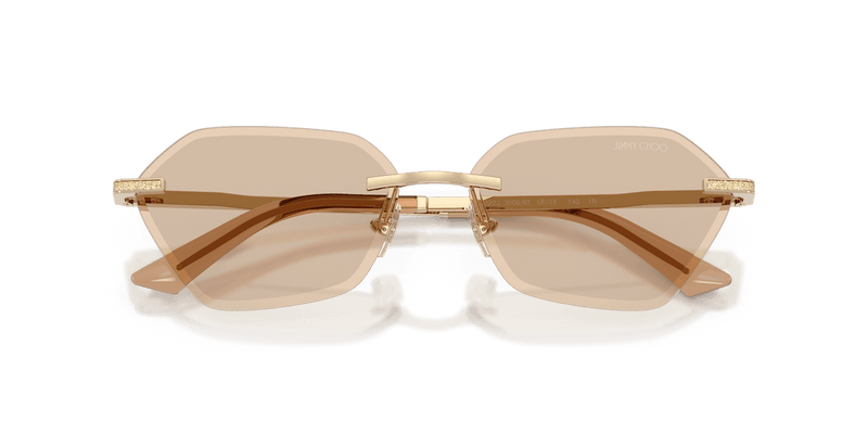 Jimmy Choo JC4022J in Pale Gold / Light Brown (300693) - Alternate View