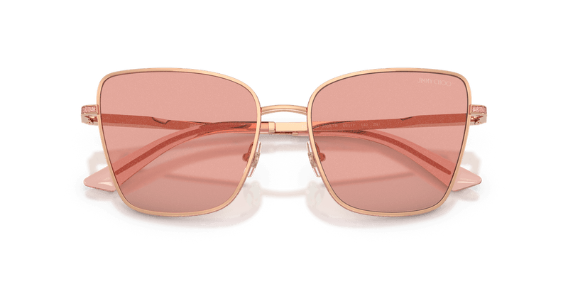 Jimmy Choo JC4023J in Rose Gold / Pink Glitter (30087R) - Alternate View
