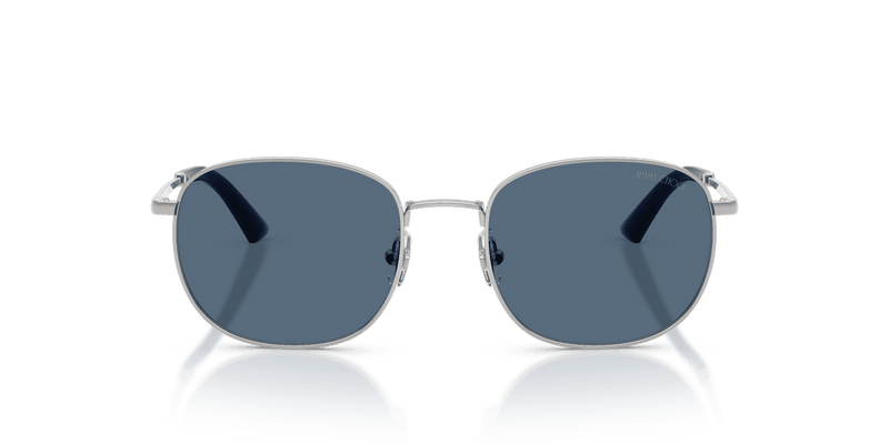 Jimmy Choo JC4025B in Silver / Dark Blue (300280) - Back View