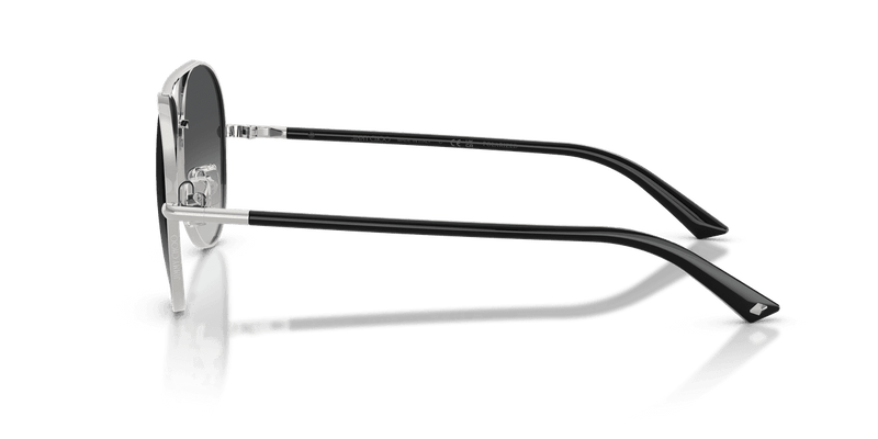 Jimmy Choo JC4026 in Silver / Polarized Gradient Grey (3002T3) - Temple Detail
