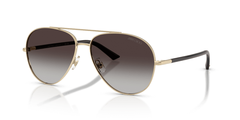 Jimmy Choo JC4026 in Pale Gold / Grey Gradient (30068G) - Alternate View