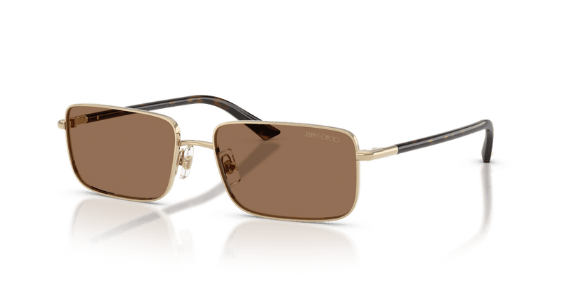 Jimmy Choo JC4027 in Pale Gold / Dark Brown (300673) - Front View