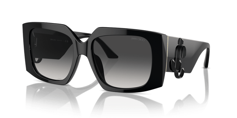 Jimmy Choo JC5006U in Black / Gradient Grey - Front View