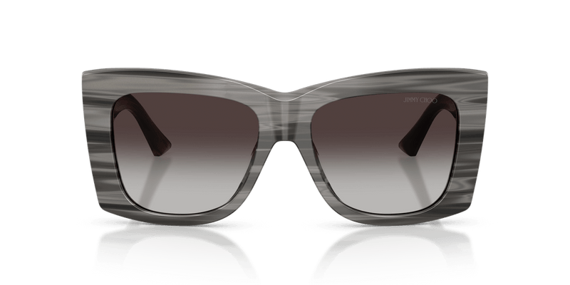Jimmy Choo JC5036B in Striped Black / Gradient Gray - Alternate View