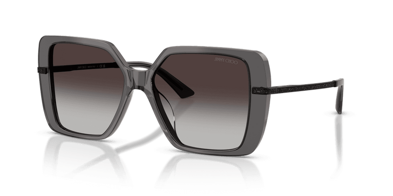 Jimmy Choo JC5048JU in Transparent Black / Gradient Gray (50788G) - Alternate View