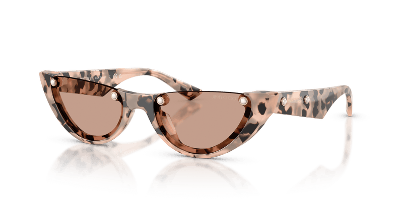 Jimmy Choo JC5049HU in Pink Havana / Brown (508073) - Alternate View