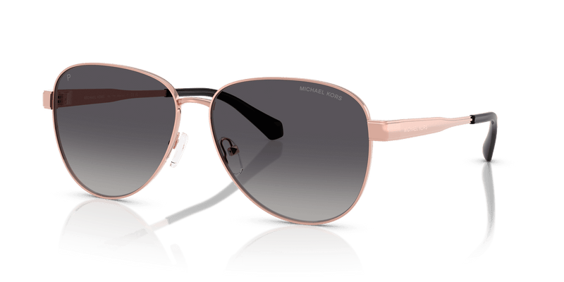 Michael Kors BIARRITZ MK1160 in Rose Gold / Grey Gradient Polarized (1108T3) - Alternate View