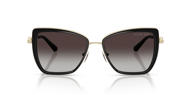 Michael Kors SEA ISLAND MK1178 in Black / Light Grey Gradient Black (30058G) - Back View
