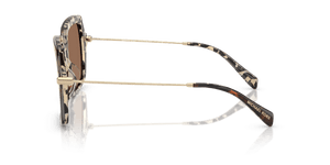 Dark/Cream Tortoise / Brown Solid