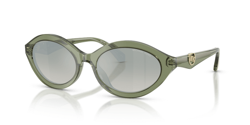 Michael Kors CARLAZZO MK2257U in Green Transparent / Green Gradient Mirror - Alternate View