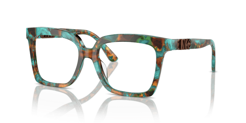 Michael Kors NASSAU MK4119U in Teal Graphic Tortoise / Demo Lens - Alternate View