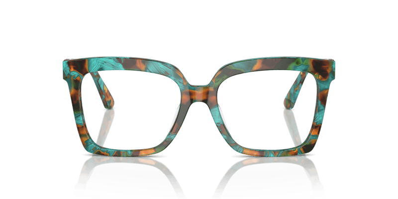 Michael Kors NASSAU MK4119U in Teal Graphic Tortoise / Demo Lens - Alternate View
