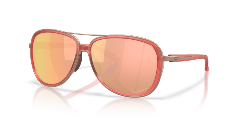 Oakley SPLIT TIME OO4129 in Matte Translucent Peach / Prizm Rose Gold - Alternate View