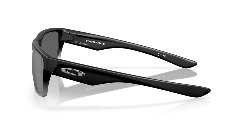Oakley TWOFACE OO9189 in Matte Black / Chrome Iridium - Side View