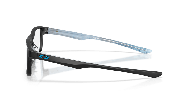 Oakley PLANK 2.0 OX8081 in Satin Black / Demo Lens - Side View