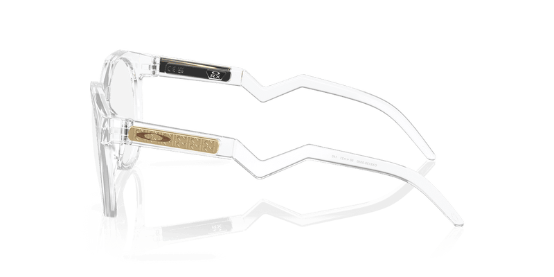Oakley HSTN RX OX8139 in Polished Clear (813905) - Temple Detail