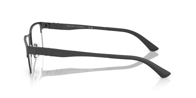Polo Ralph Lauren PH1147 in Matte Black / Demo Lens - Side View