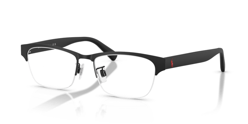 Polo Ralph Lauren PH1246D in Matte Black (9224) - Front View