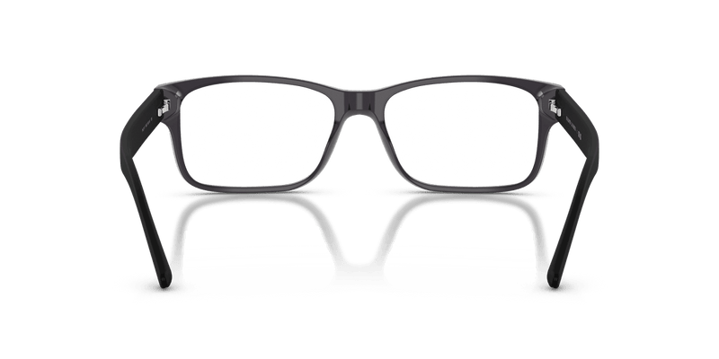 Polo Ralph Lauren PH2117 in Shiny Transparent Grey / Demo Lens - Back View