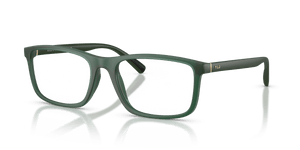 Matte Transparent Dark Green / Demo Lens