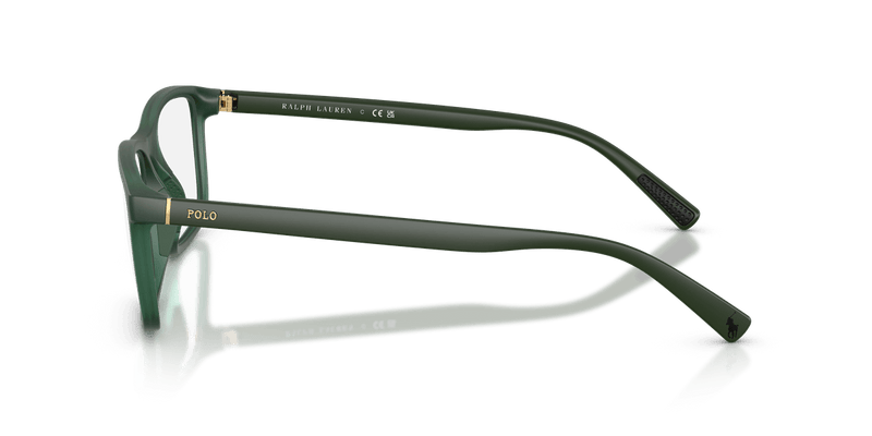 Polo Ralph Lauren PH2291U in Matte Transparent Dark Green / Demo Lens - Alternate View