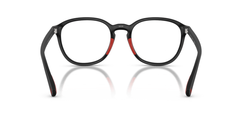 Polo Ralph Lauren PH2292U in Matte Black / Demo Lens - Back View