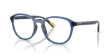 Shiny Transparent Navy Blue / Demo Lens