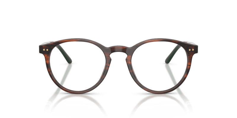Polo Ralph Lauren PH2297 in Shiny Striped Brown (6315) - Back View