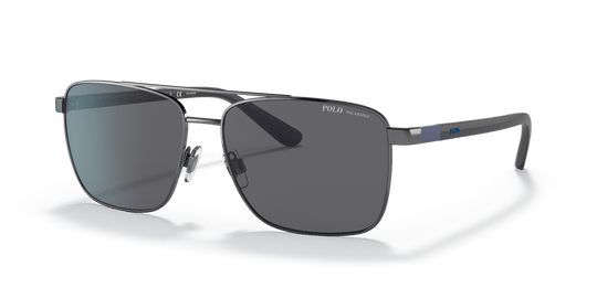 Polo Ralph Lauren PH3137 - Shiny Gunmetal / Polarized Grey