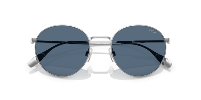 Polo Ralph Lauren PH3158 in Brushed Silver / Dark Blue (942380) - Alternate View