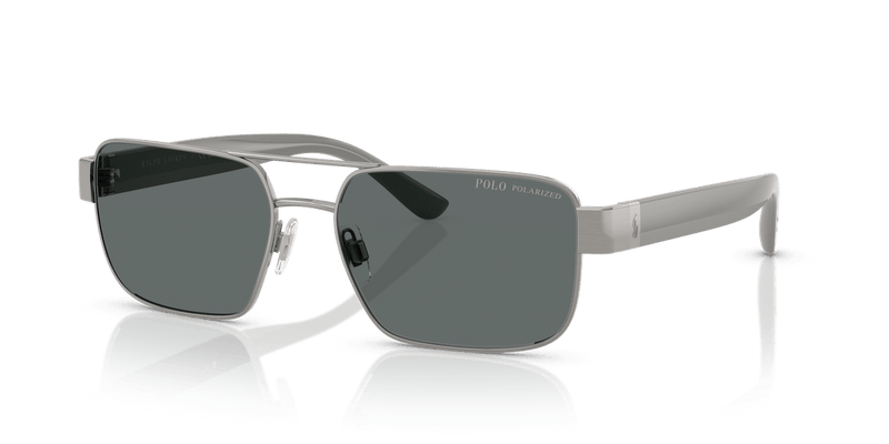 Polo Ralph Lauren PH3161 in Brushed Gunmetal / Polarized Dark Grey - Alternate View