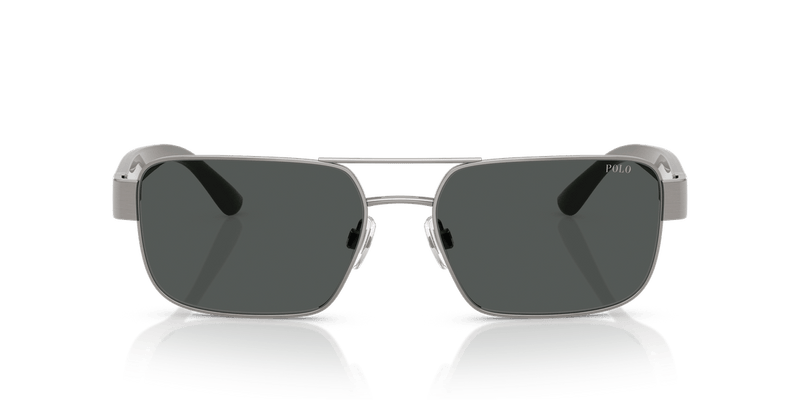 Polo Ralph Lauren PH3161 in Brushed Gunmetal / Dark Grey - Temple Detail