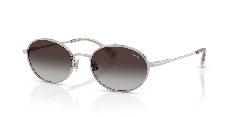 Polo Ralph Lauren PH3162 in Shiny Silver / Gradient Grey (90018G) - Front View