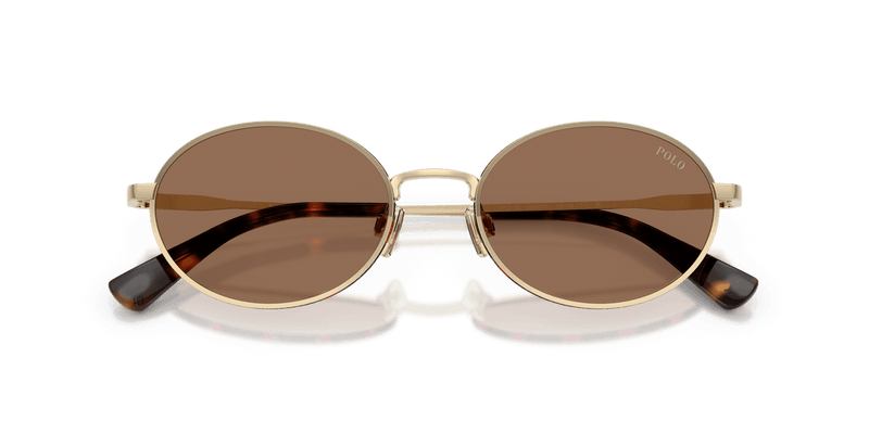 Polo Ralph Lauren PH3162 in Shiny Pale Gold / Dark Brown (928673) - Alternate View