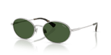 Semishiny Silver / Bottle Green (931671)