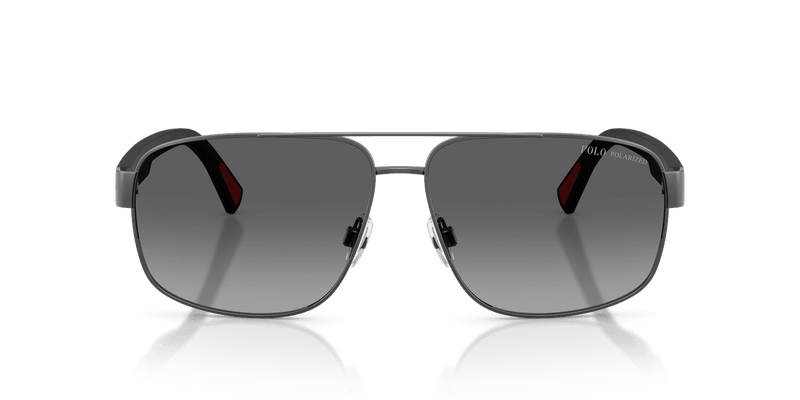 Polo Ralph Lauren PH3165 in Semishiny Dark Gunmetal / Gradient Grey Polarized (9215T3) - Alternate View