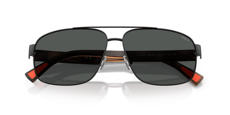 Polo Ralph Lauren PH3165 in Semishiny Black / Dark Grey (930487) - Alternate View