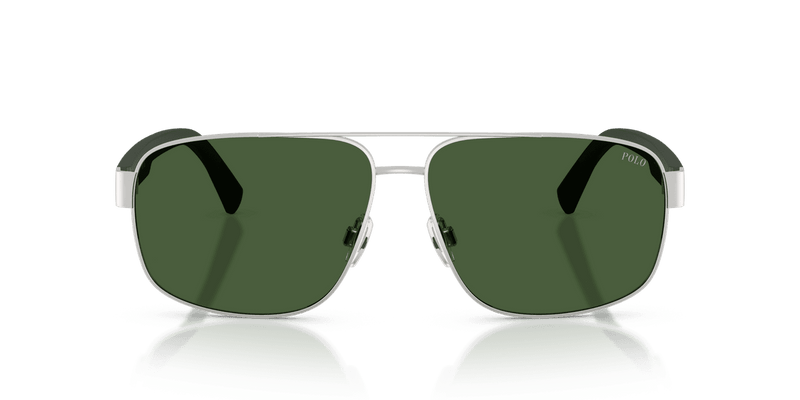 Polo Ralph Lauren PH3165 in Semishiny Silver / Dark Green (931671) - Alternate View