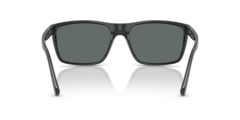 Polo Ralph Lauren PH4133 in Shiny Dark Grey / Polarized Dark Grey - Side View