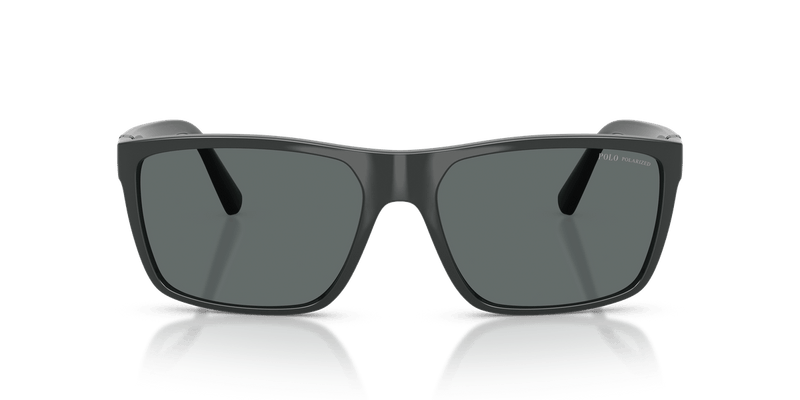 Polo Ralph Lauren PH4133 in Shiny Dark Grey / Polarized Dark Grey - Side View