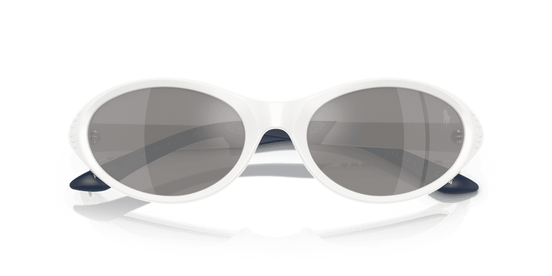 Polo Ralph Lauren PH4197U in Shiny White / Grey Mirror Silver (51016G) - Alternate View