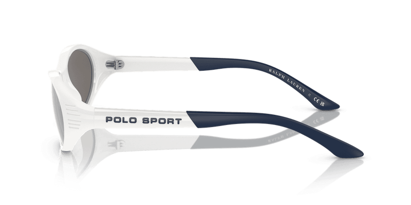 Polo Ralph Lauren PH4197U in Shiny White / Grey Mirror Silver (51016G) - Alternate View