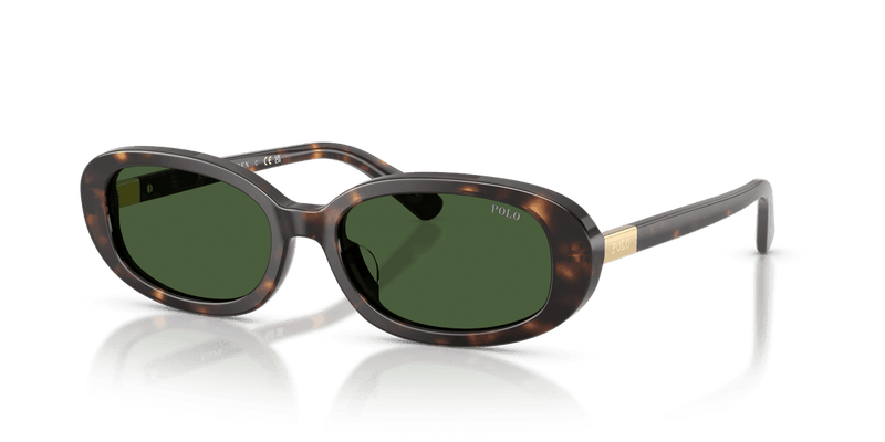 Polo Ralph Lauren PH4198U in Shiny Dark Havana / Bottle Green (500371) - Front View
