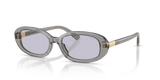 Shiny Transparent Dark Grey / Lilac (63181A)