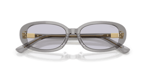 Shiny Transparent Dark Grey / Lilac (63181A)